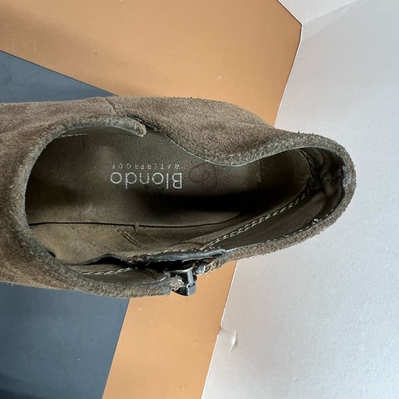 Blond Boots brown Suede Leather size 9 - Picture 7 of 9